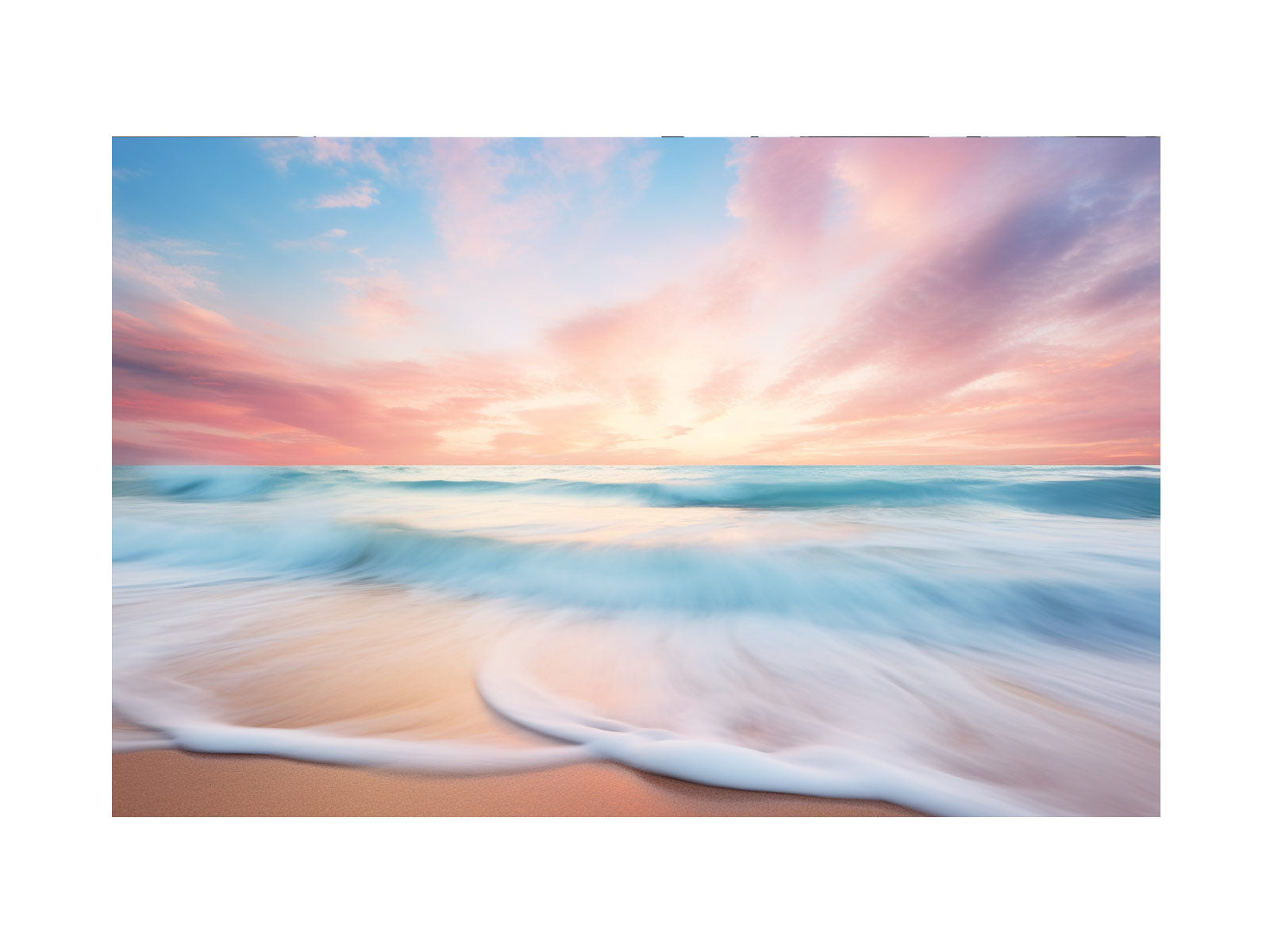 Serenity Sea Art Canvas Art Print-0