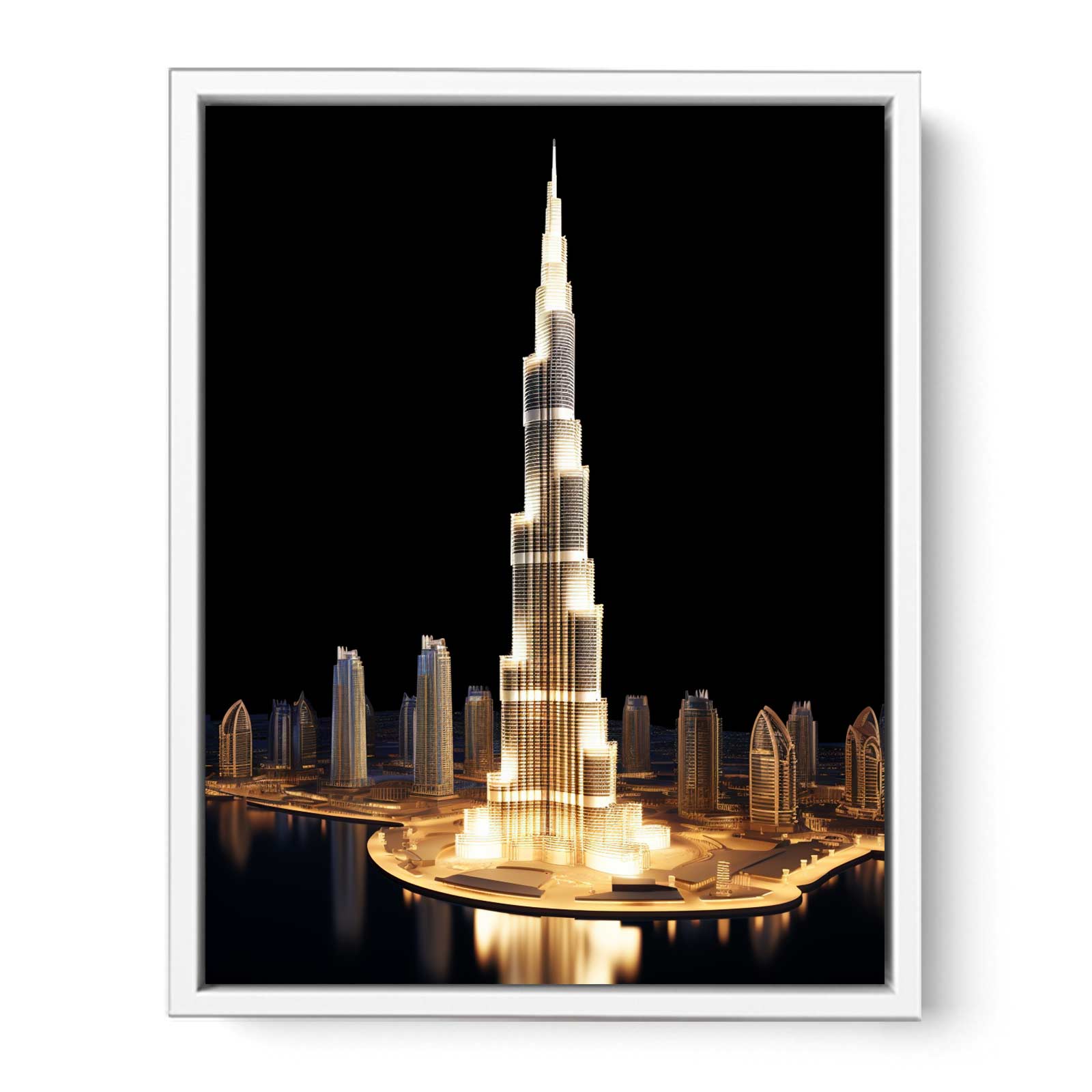 Burj Khalifa, Dubai Canvas Art Print-5