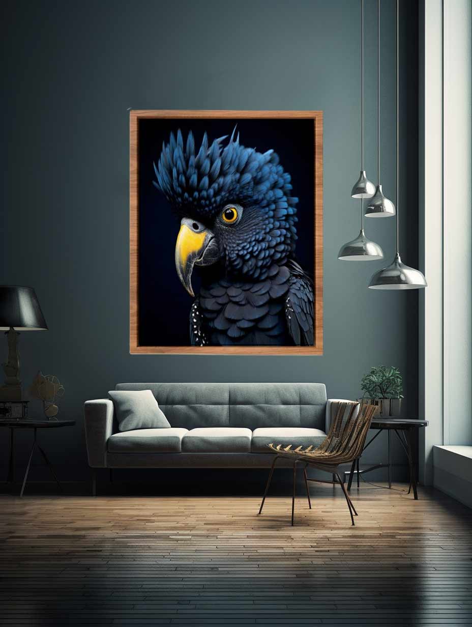 Cockatoo Bird Canvas Art Print-1