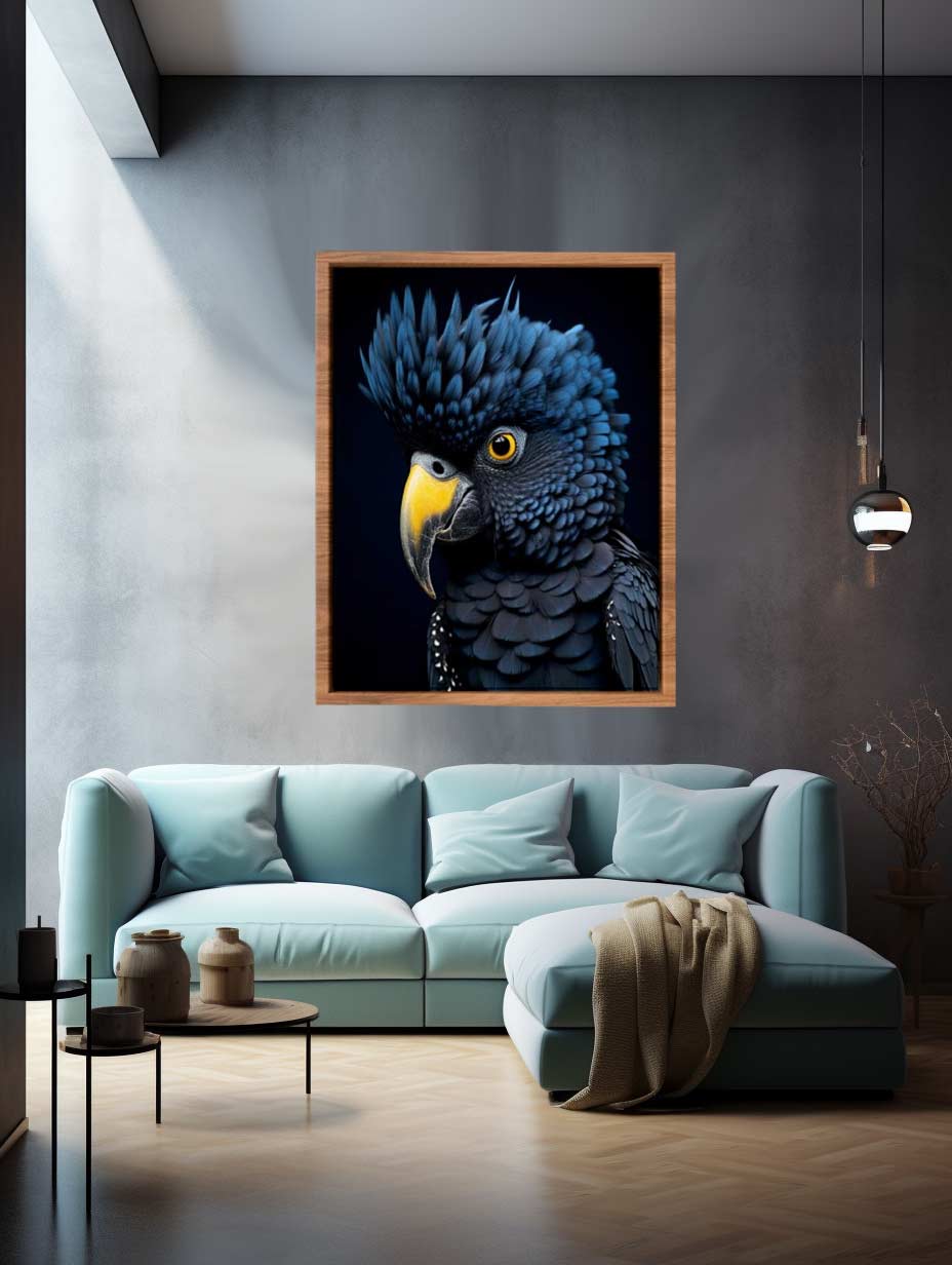 Cockatoo Bird Canvas Art Print-2