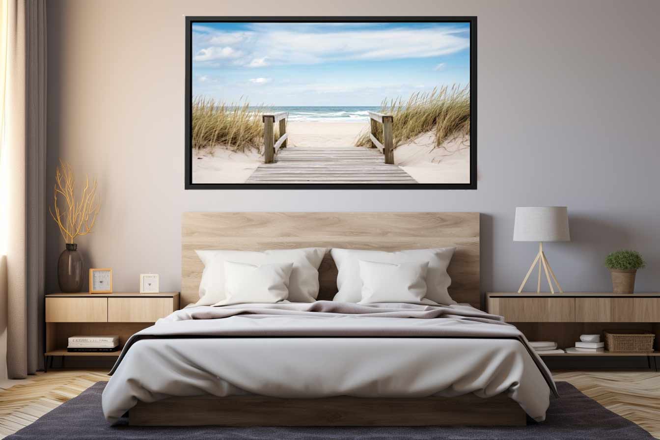 Beach Path Canvas Art Print-2