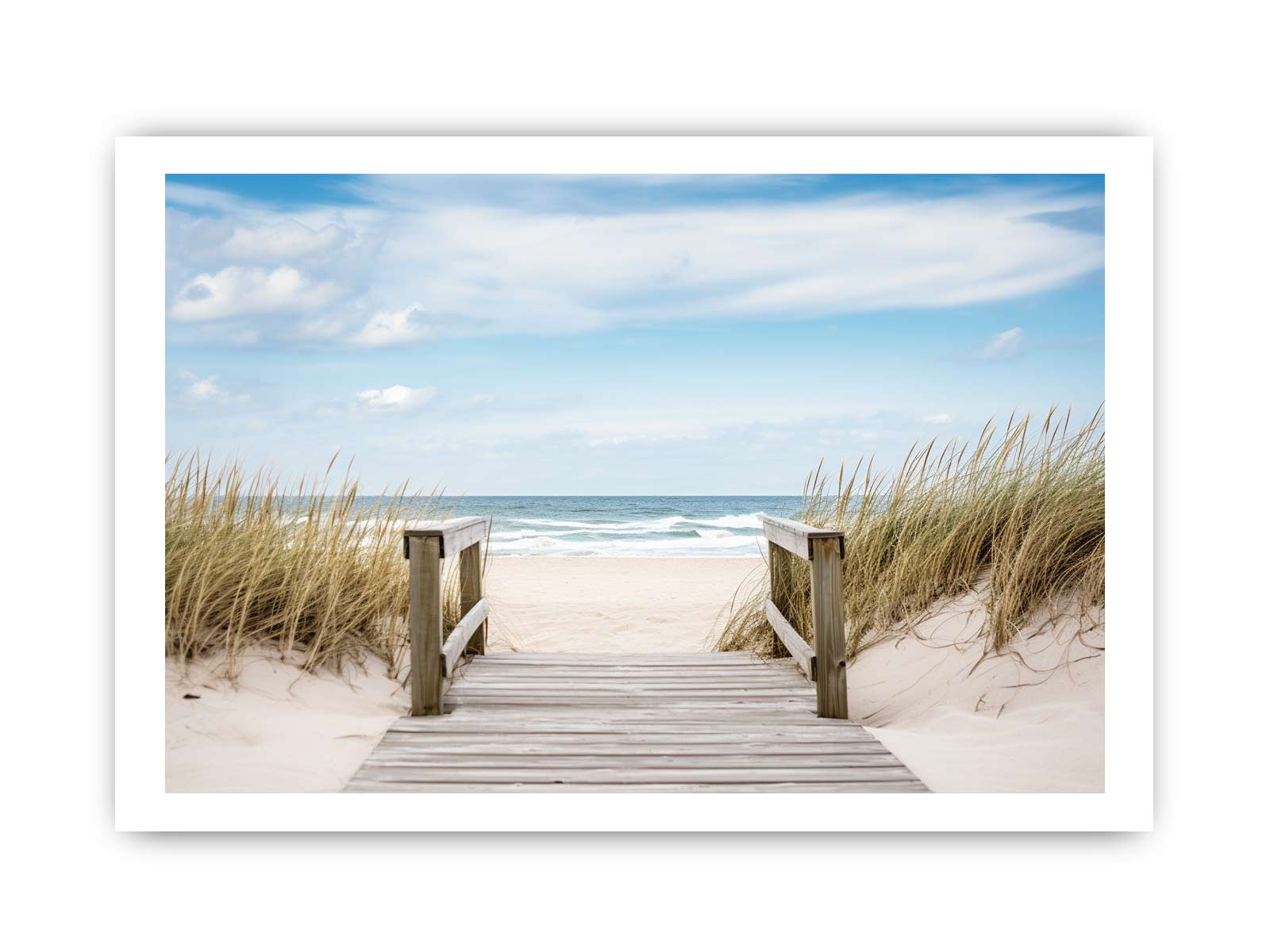 Beach Path Canvas Art Print-8