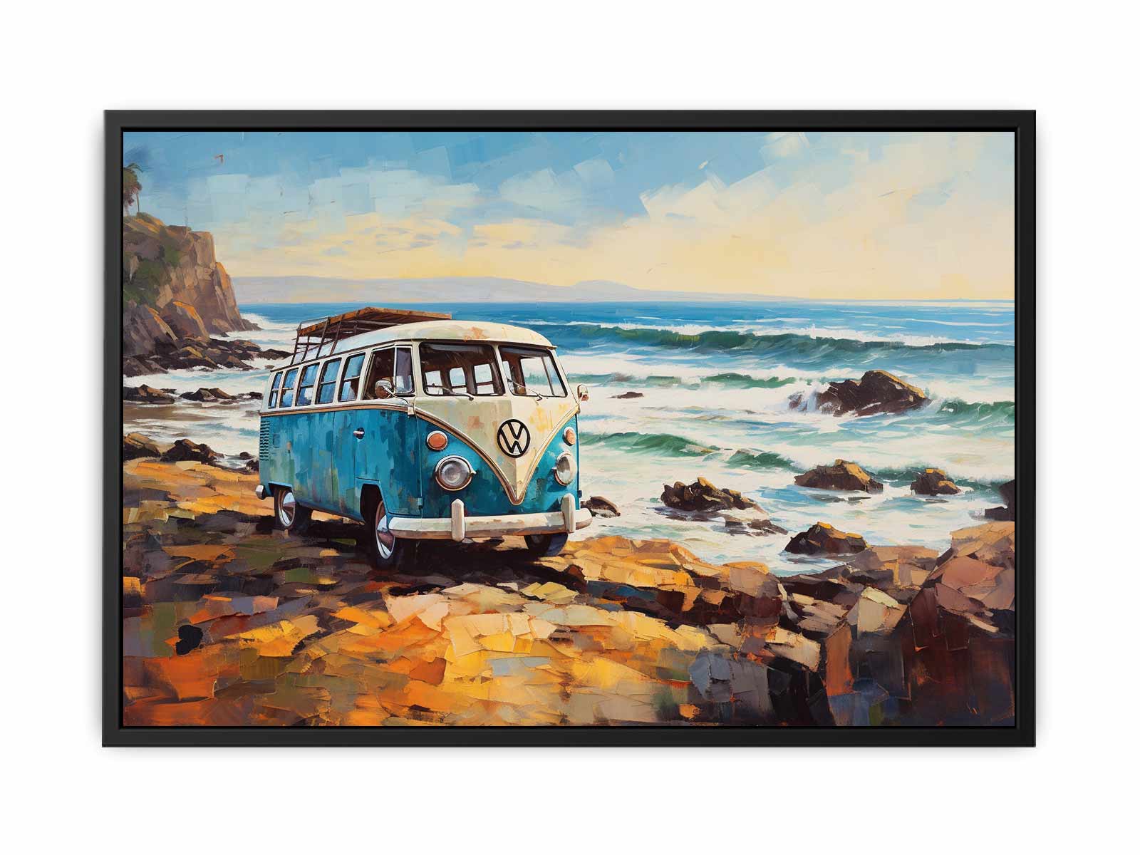 CAMPARVAN PARK Art Canvas Art Print-4