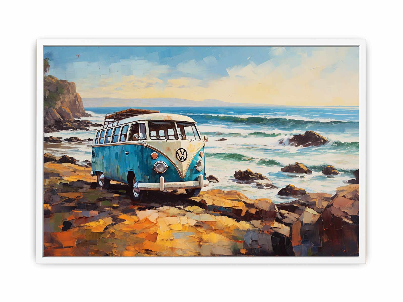 CAMPARVAN PARK Art Canvas Art Print-5