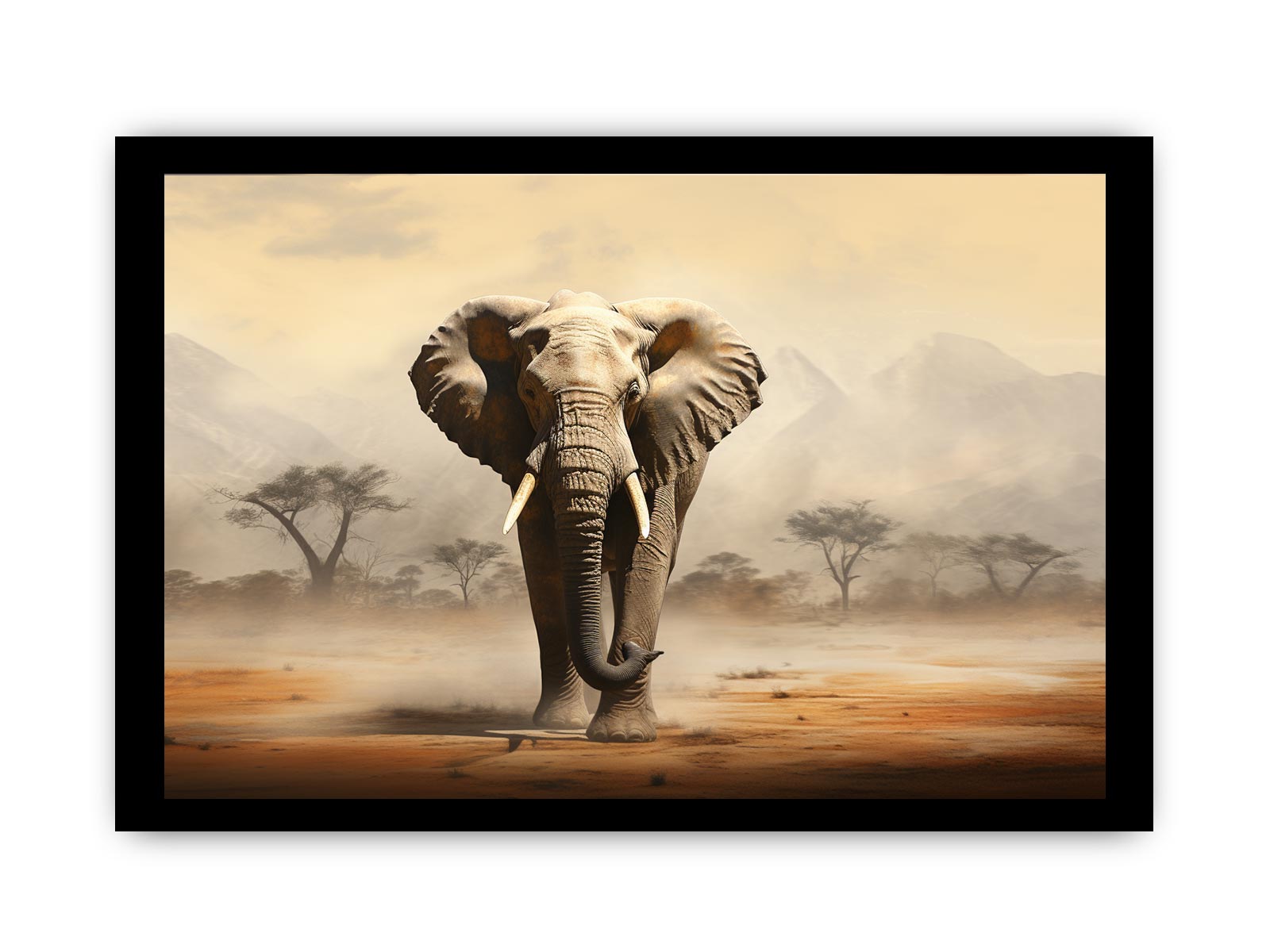 Elephant Art  Canvas Art Print-7