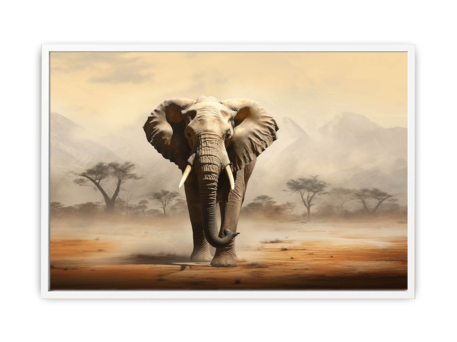 Elephant Art  Canvas Art Print-5