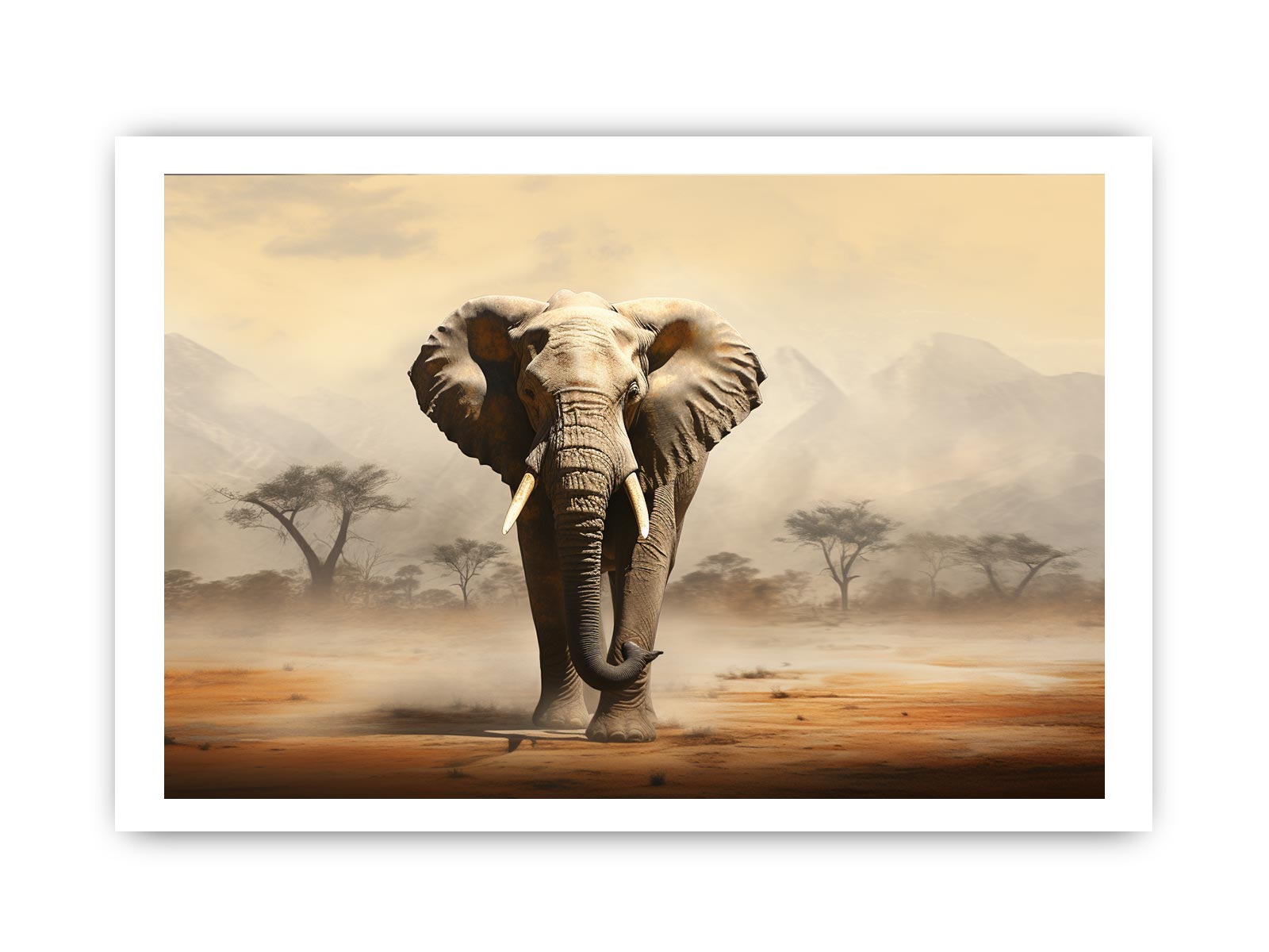 Elephant Art  Canvas Art Print-8