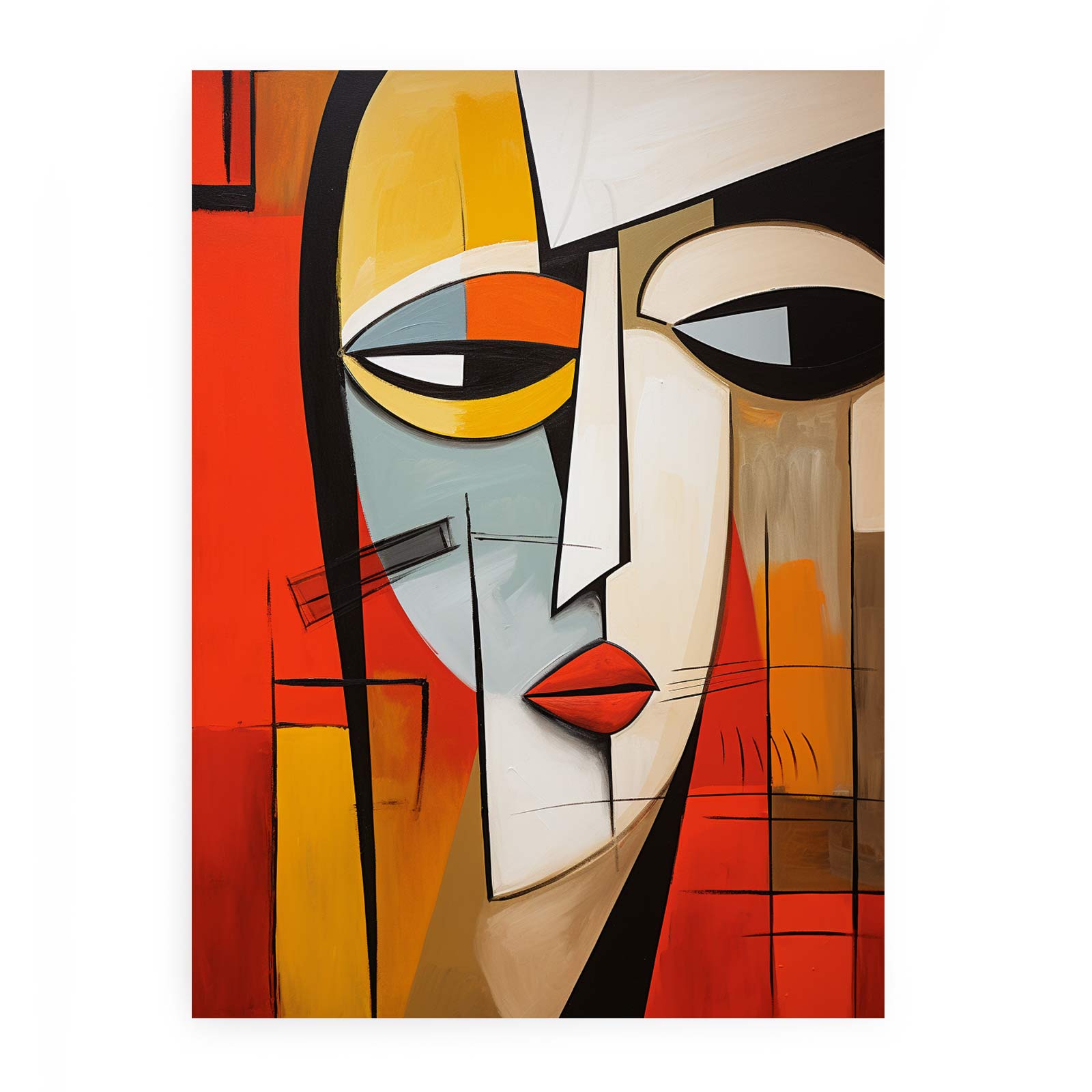 Contermporary Art Canvas Art Print-0