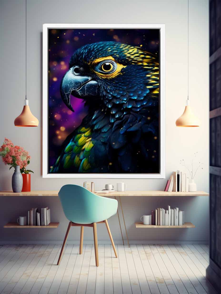 Cockatoo Canvas Art Print-1