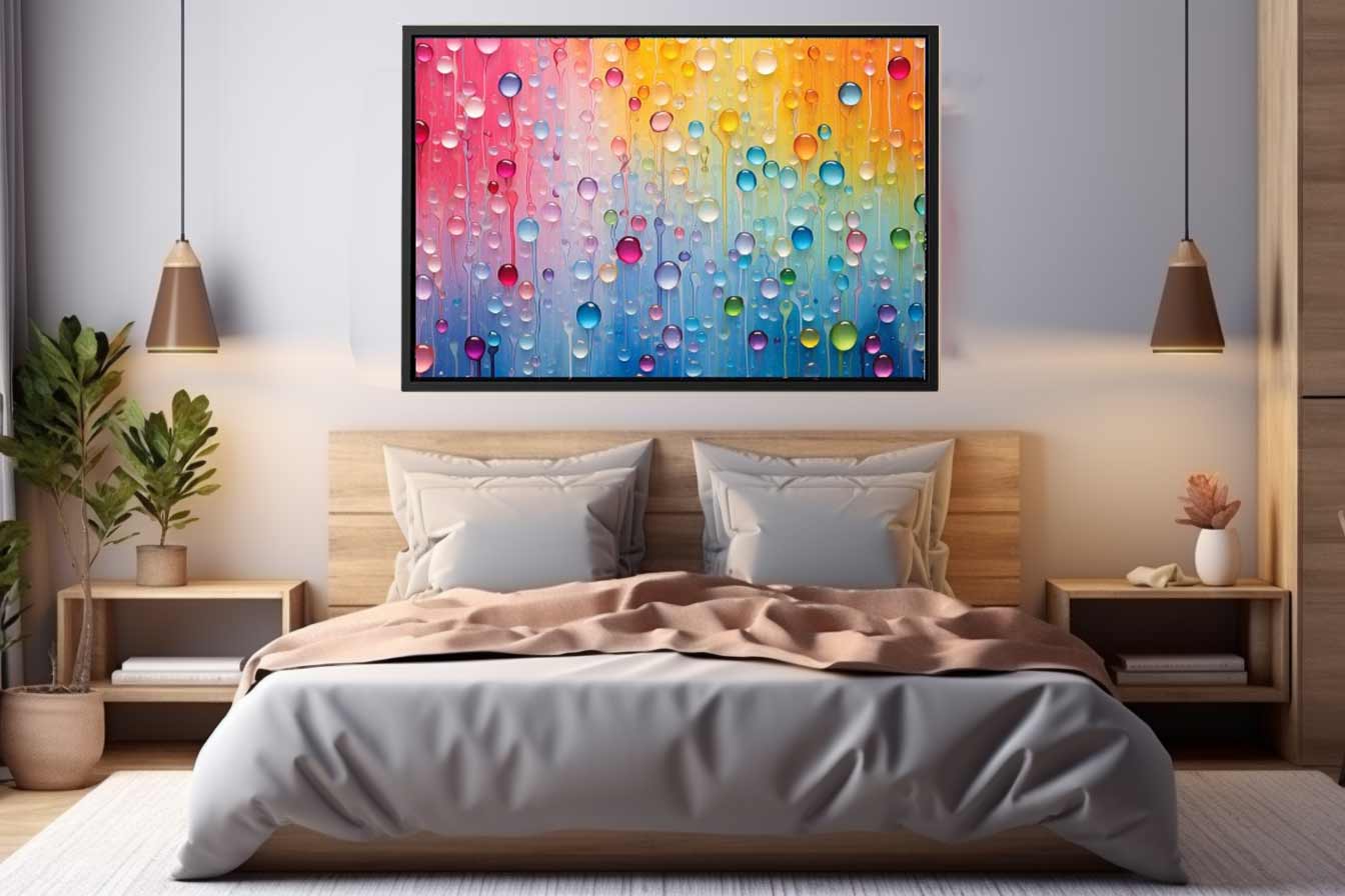 Rain Oil Canvas Art Print-2