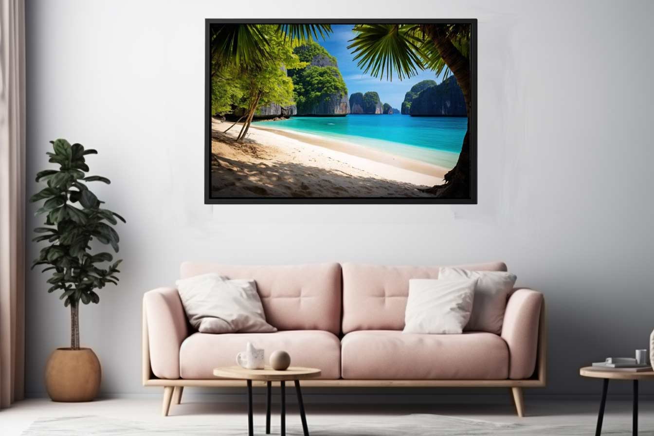 Phi Phi Island Thailand Canvas Art Print-1