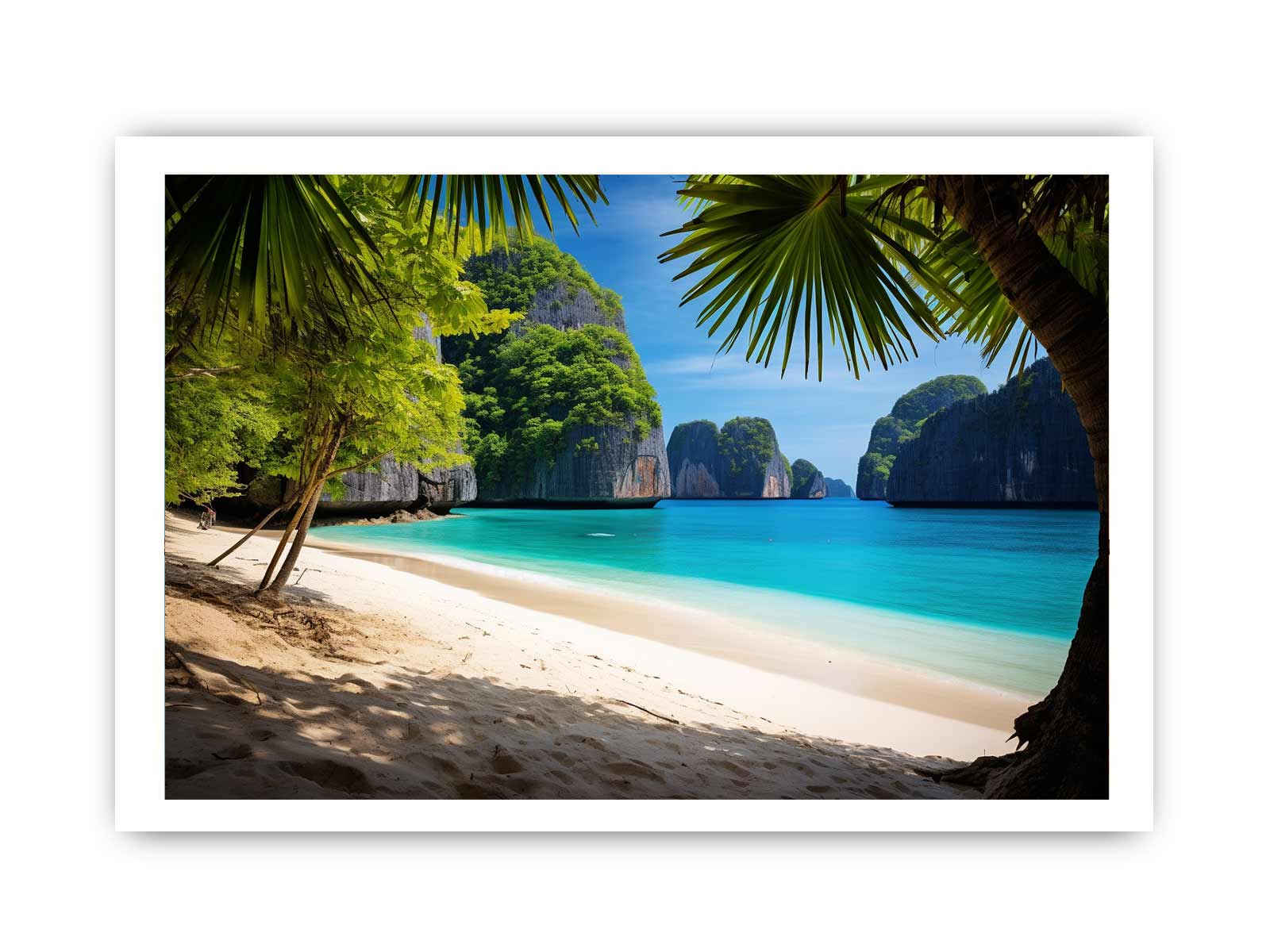 Phi Phi Island Thailand Canvas Art Print-8