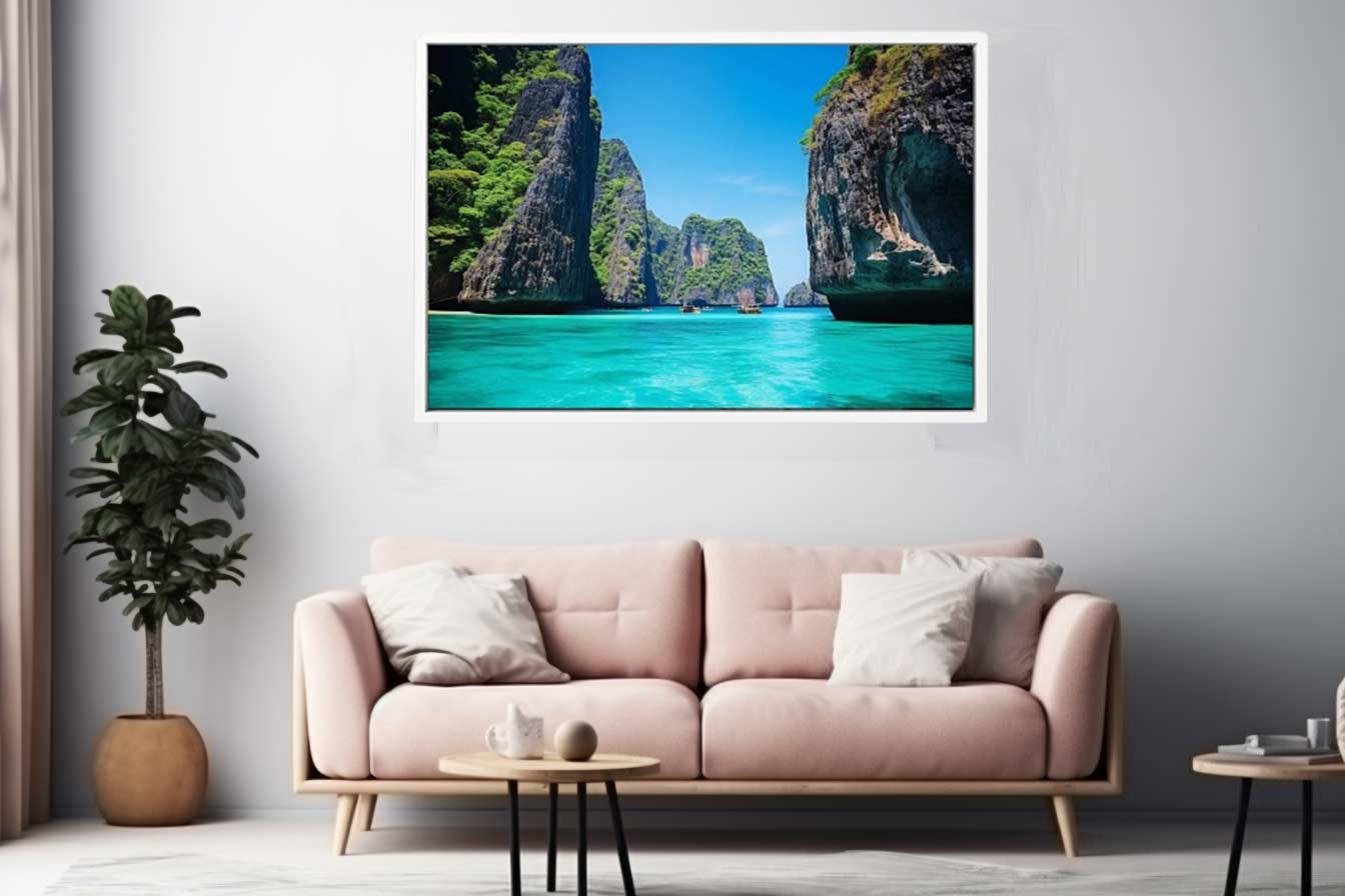 Phi Phi Island Thailand Canvas Art  Print-2