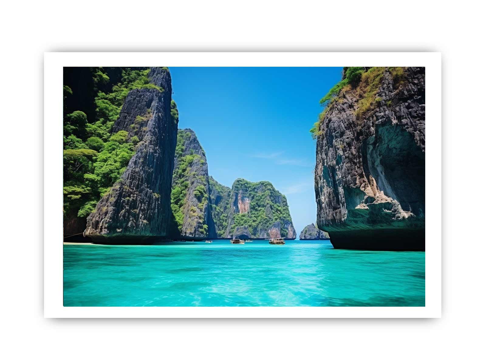Phi Phi Island Thailand Canvas Art  Print-8