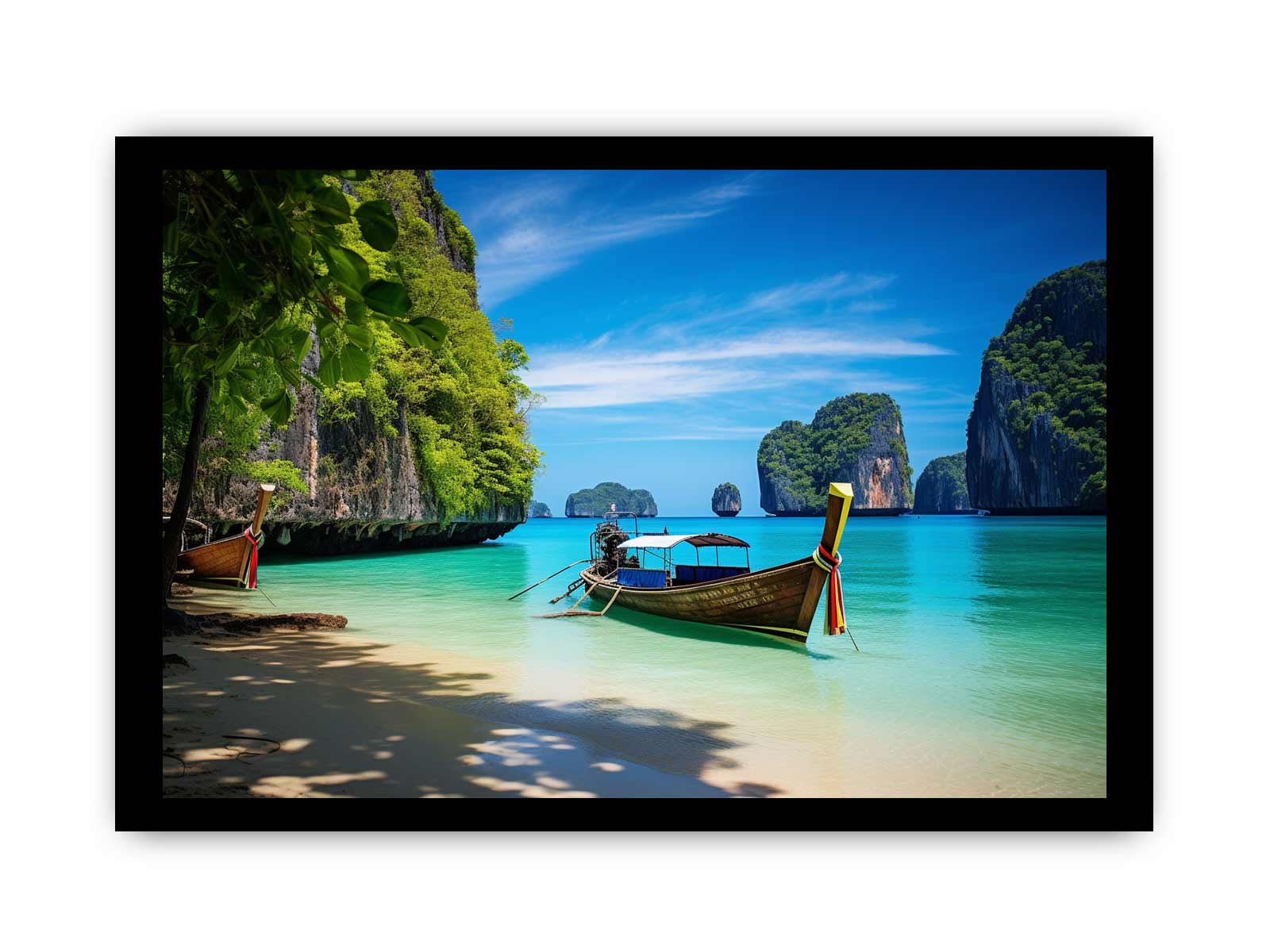 Phi Phi Island Thailand Canvas Art Print Art-7