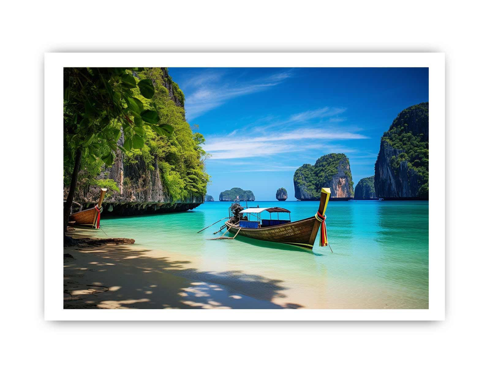 Phi Phi Island Thailand Canvas Art Print Art-8