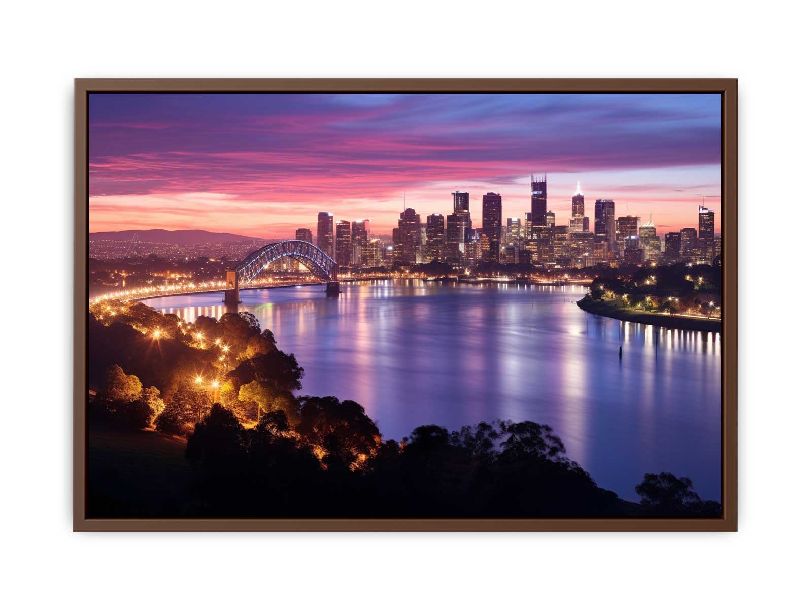 Brisbane River Canvas Art Print-6