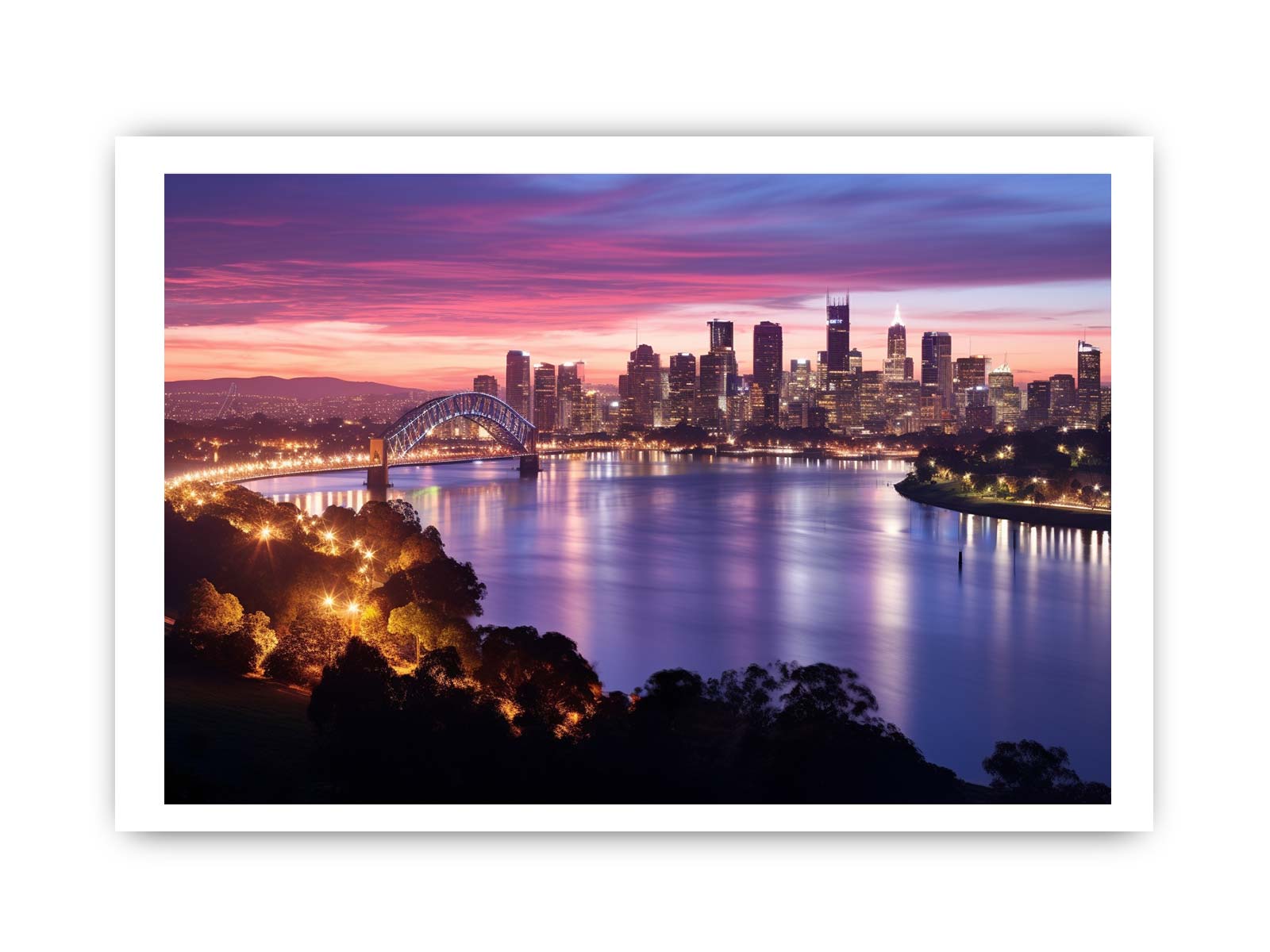 Brisbane River Canvas Art Print-8