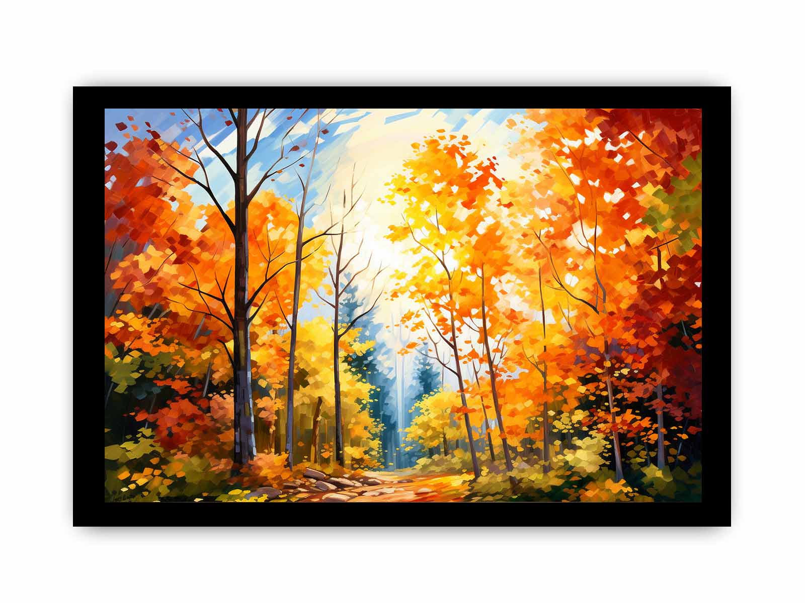 Sunny Maple Tree Canvas Art Print-7