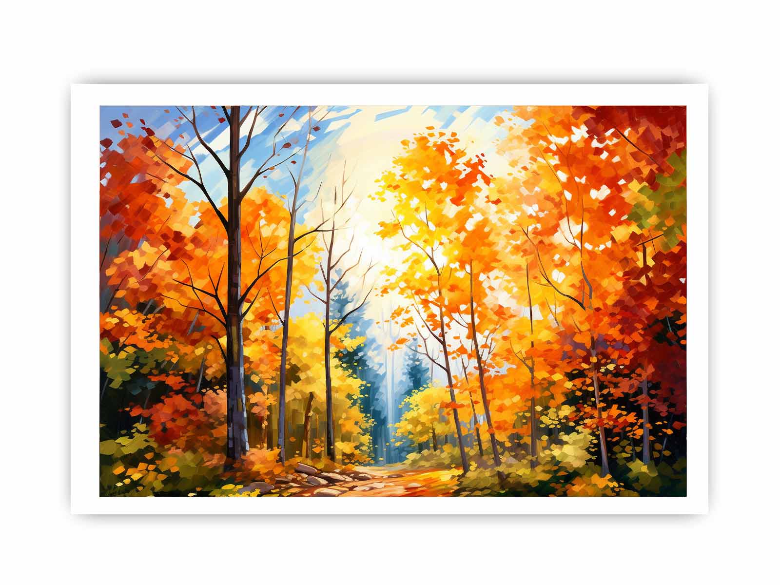 Sunny Maple Tree Canvas Art Print-8