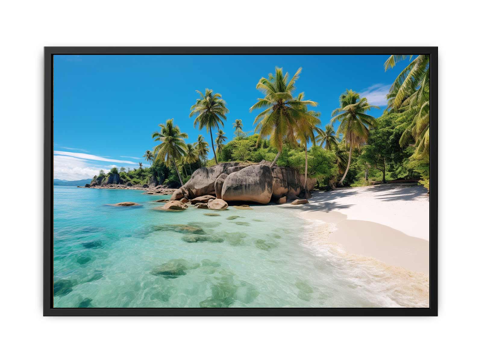 Seychelles Island Canvas Art Print-4