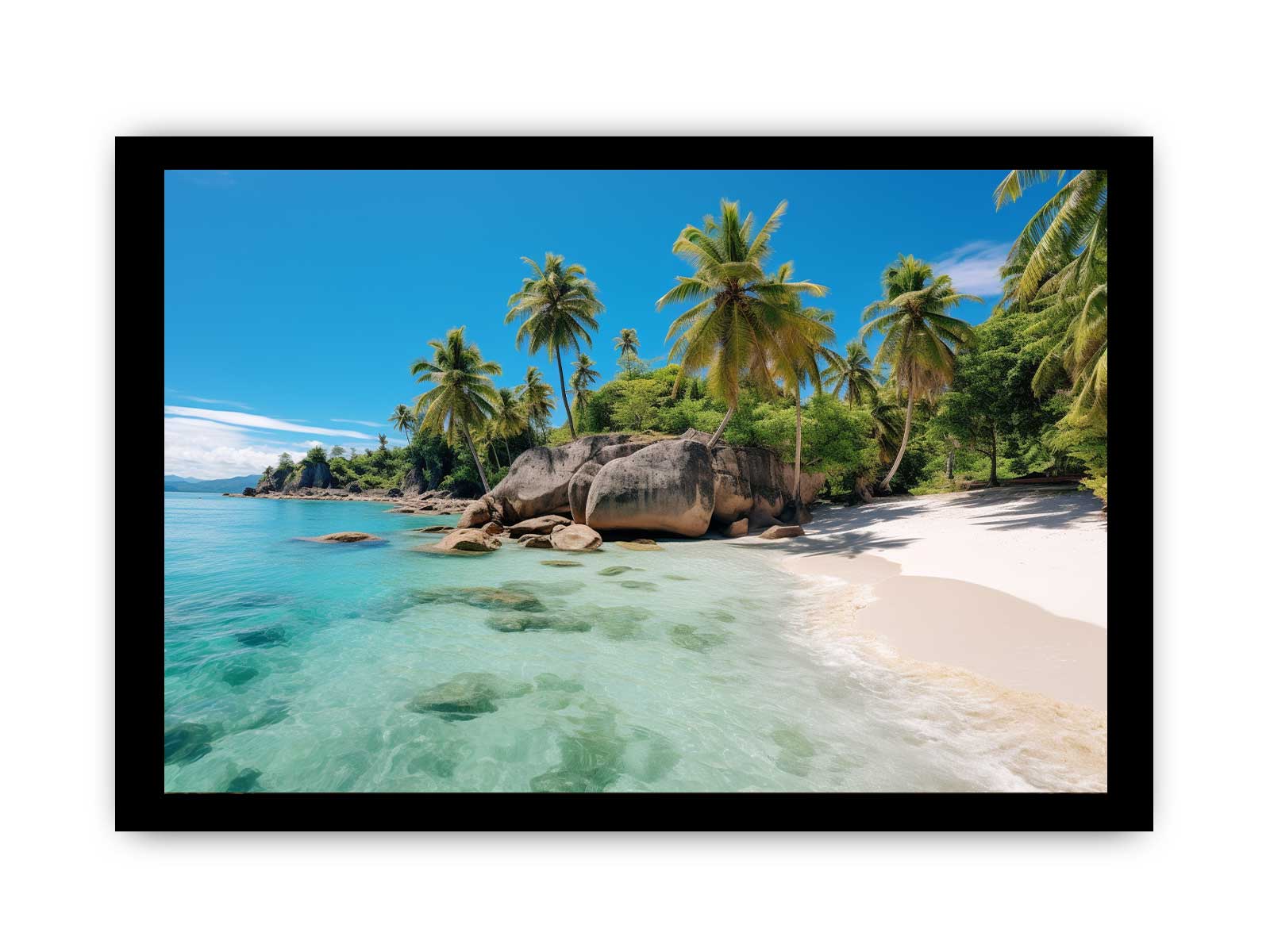 Seychelles Island Canvas Art Print-7