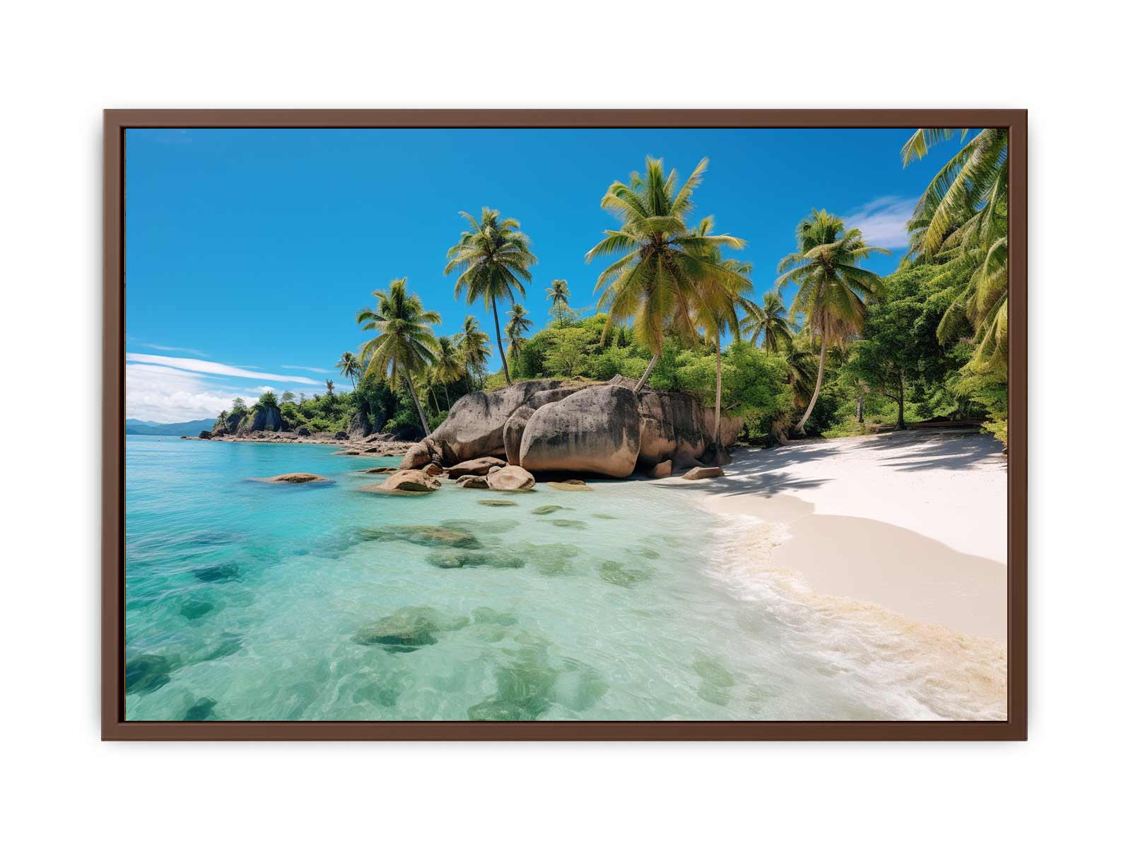 Seychelles Island Canvas Art Print-6
