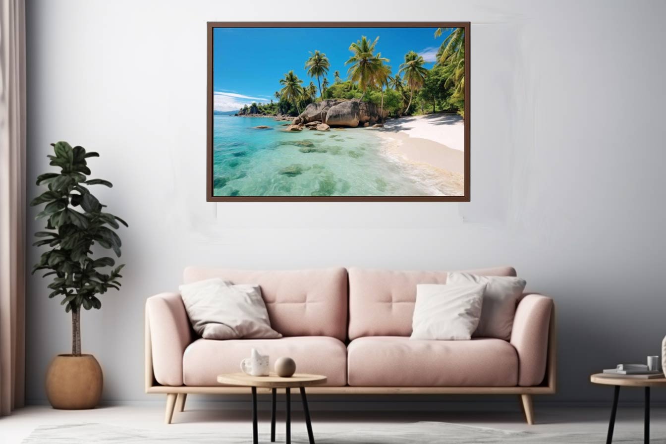 Seychelles Island Canvas Art Print-2