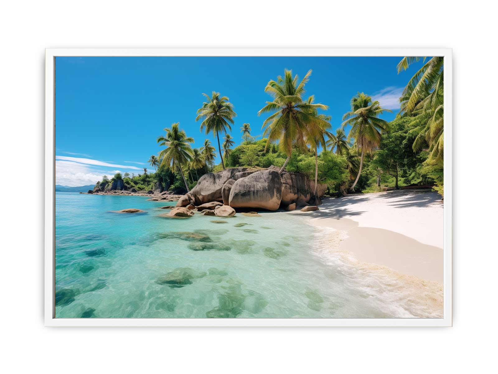 Seychelles Island Canvas Art Print-5