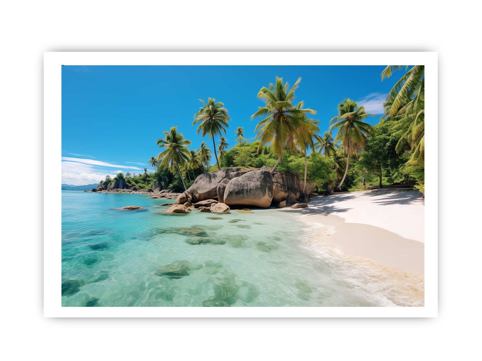Seychelles Island Canvas Art Print-8