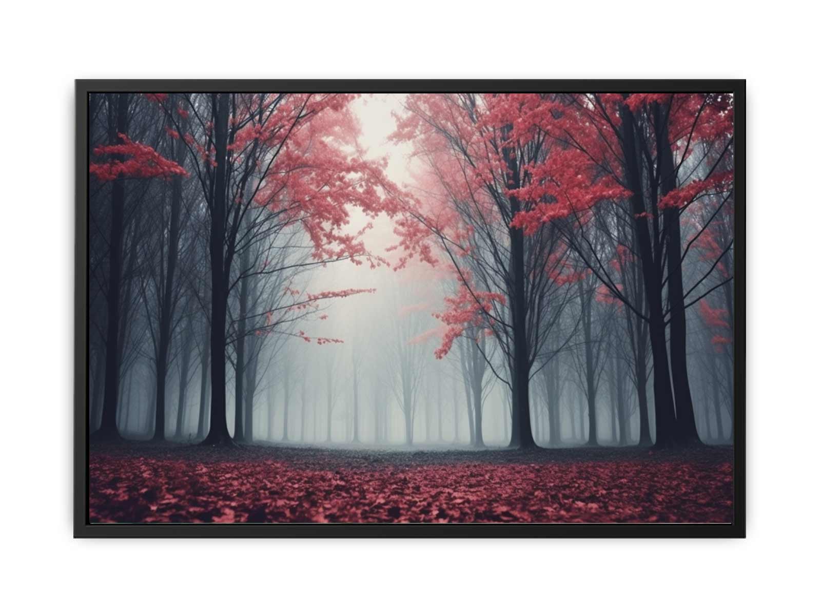 Scarlet Forest Canvas Art Print-4
