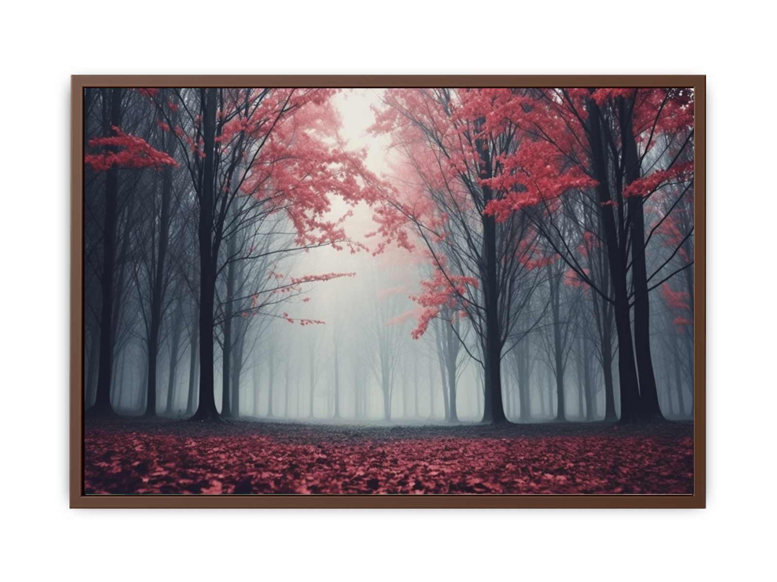 Scarlet Forest Canvas Art Print-6