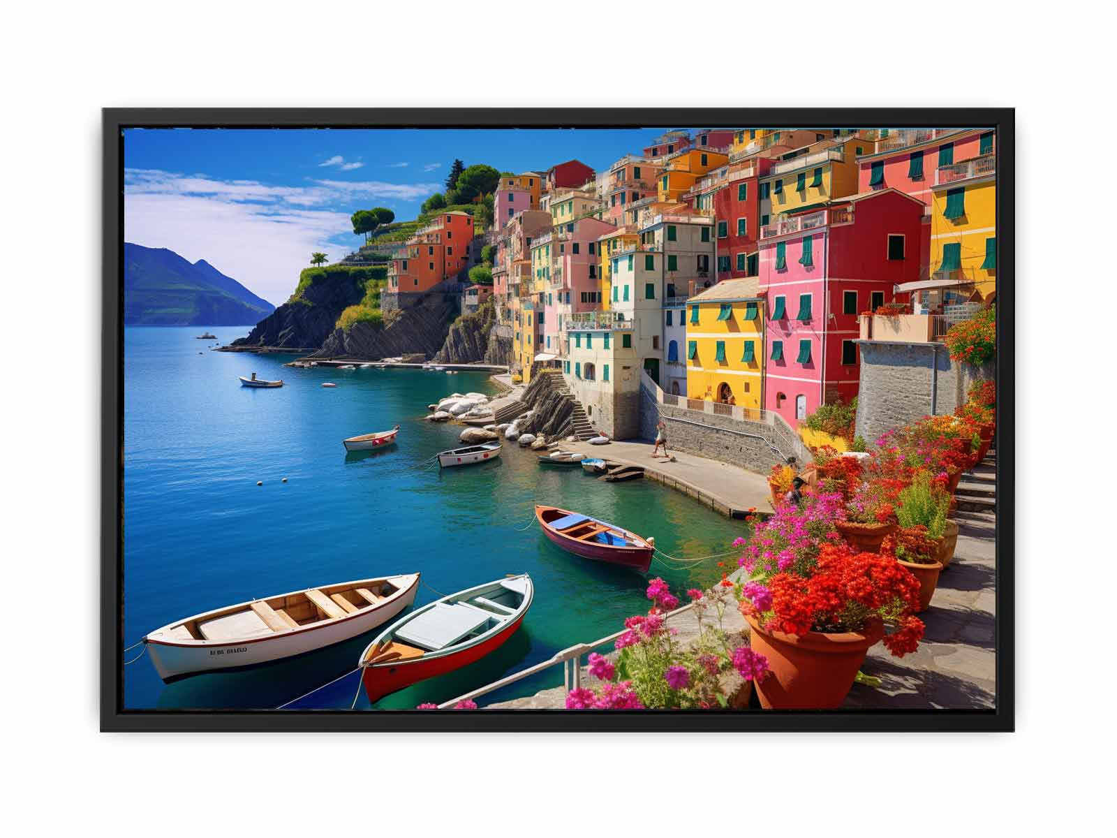 Cinque Terre in Italy Canvas Art Print-4
