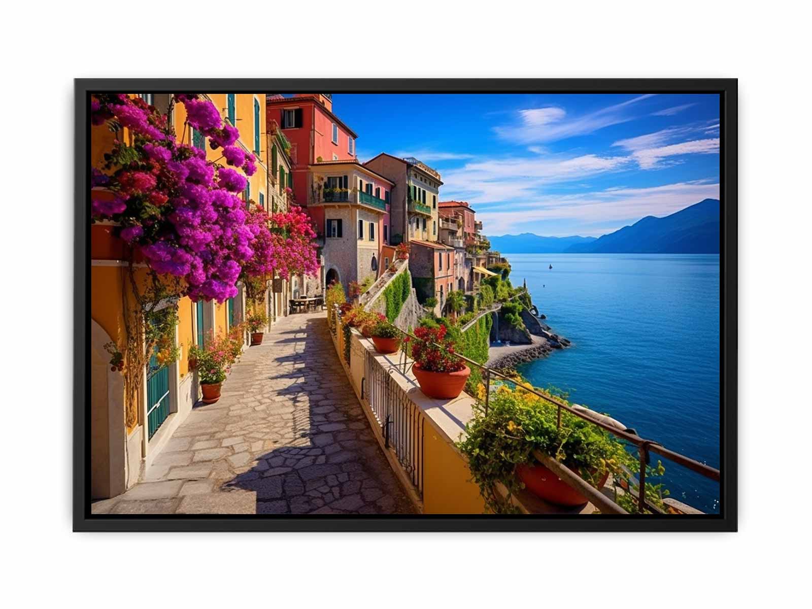 Cinque Terre in Italy Art Canvas Art Print-4