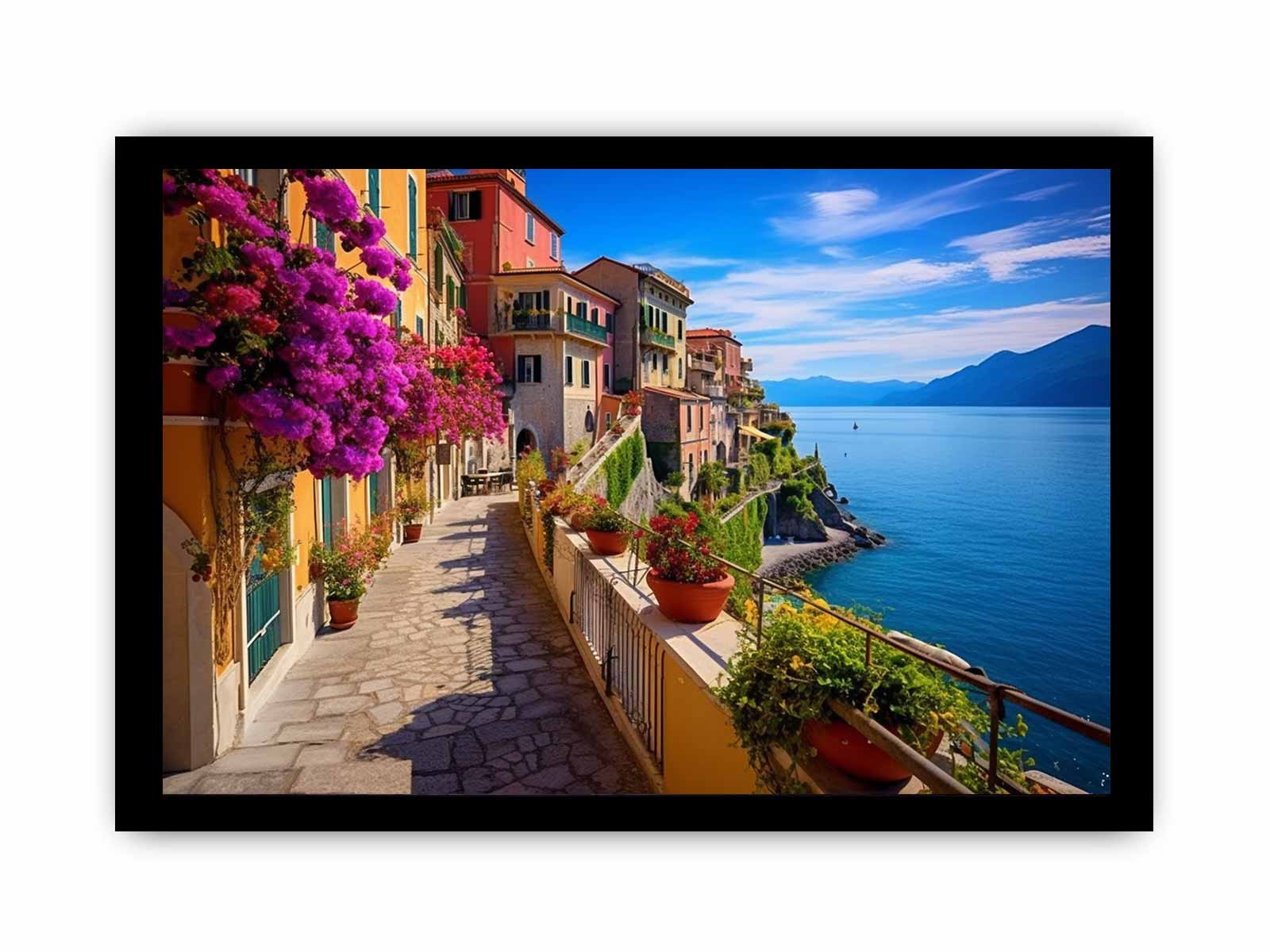 Cinque Terre in Italy Art Canvas Art Print-7
