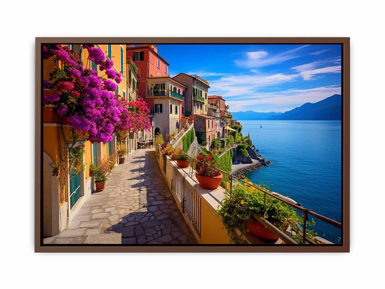 Cinque Terre in Italy Art Canvas Art Print-6