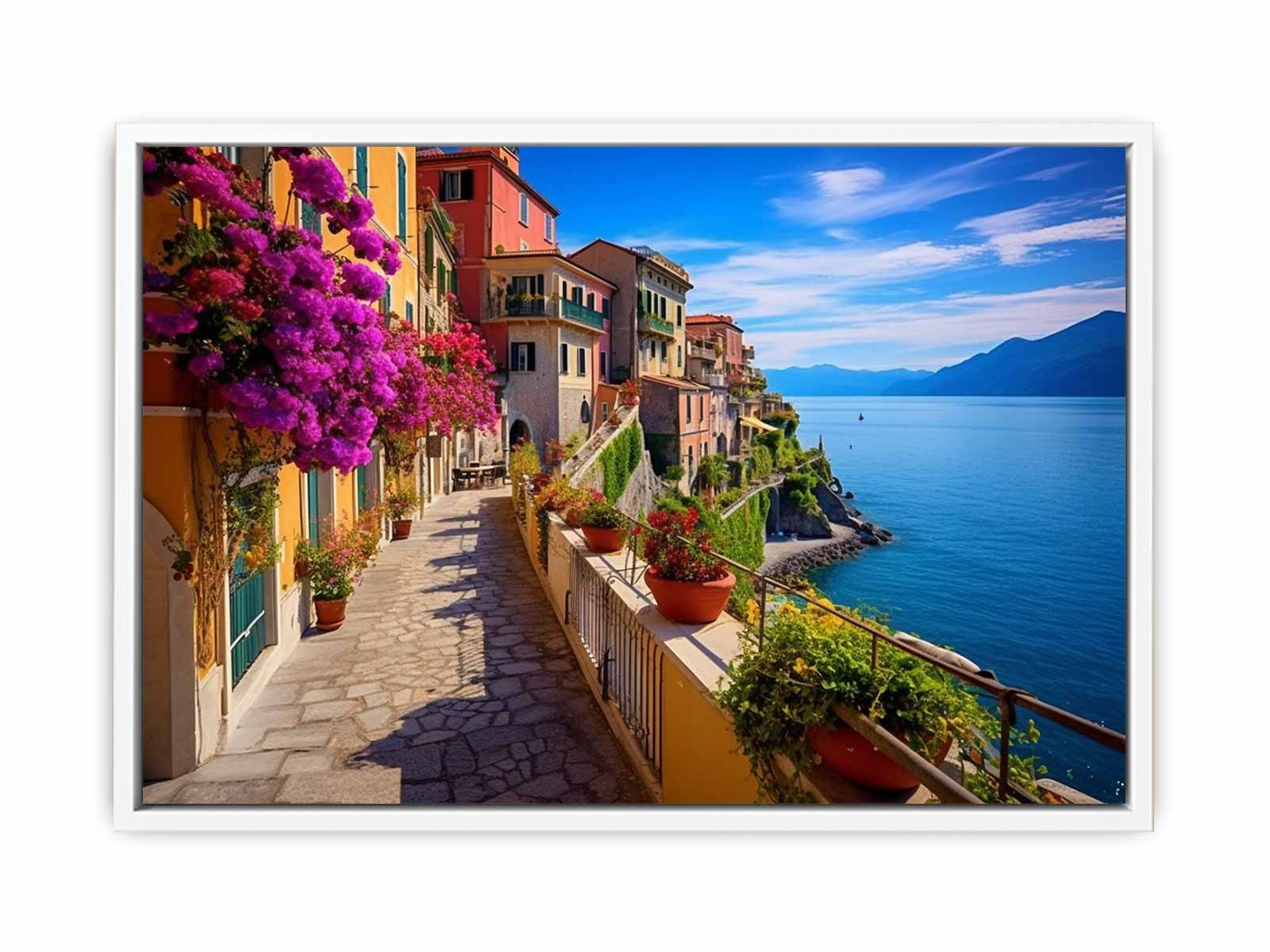Cinque Terre in Italy Art Canvas Art Print-5