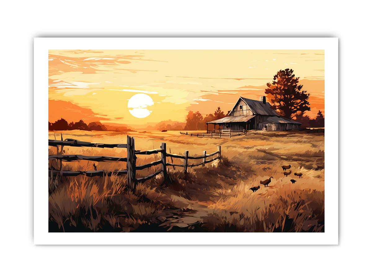 Country Landscape Art Painting-8