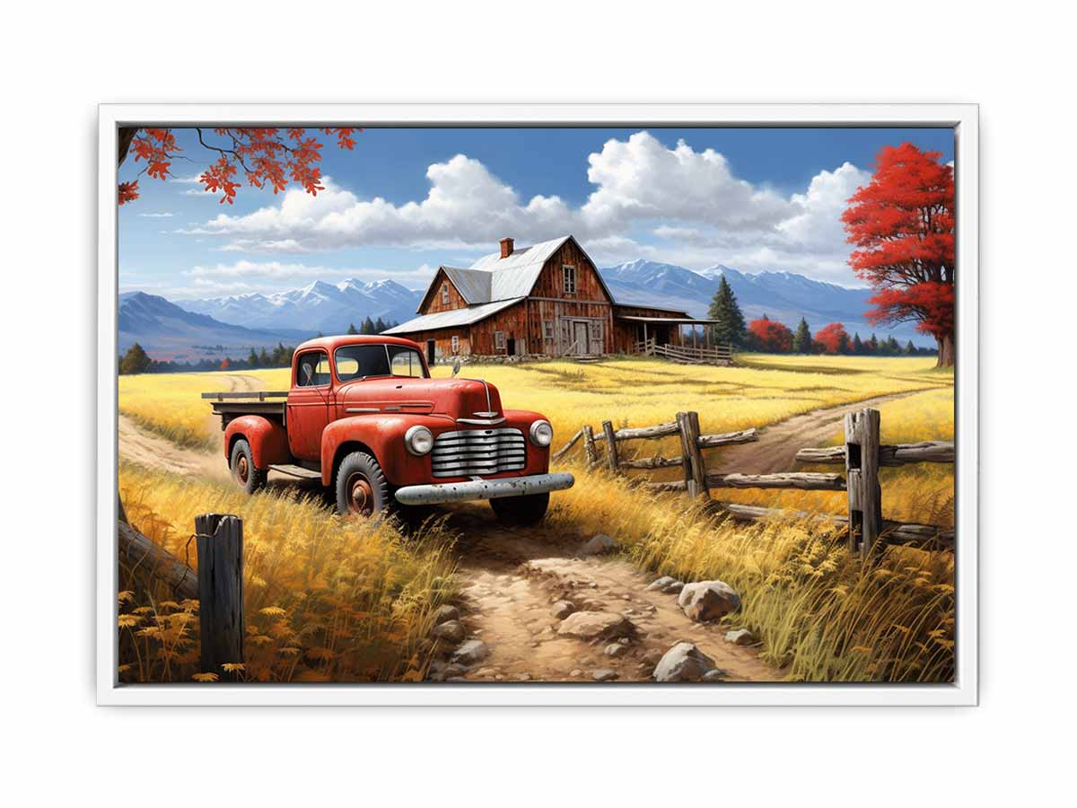 Country Side Artwork Painting Print-5