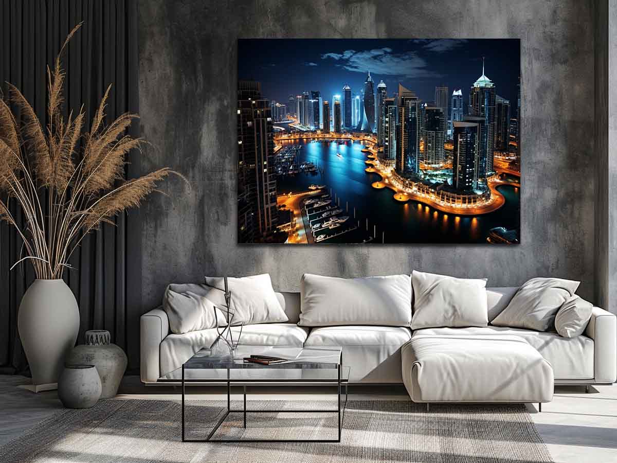 Dubai Artwork Canvas Art Print-2