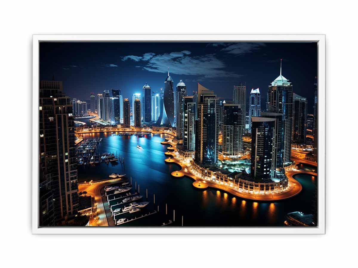 Dubai Artwork Canvas Art Print-5