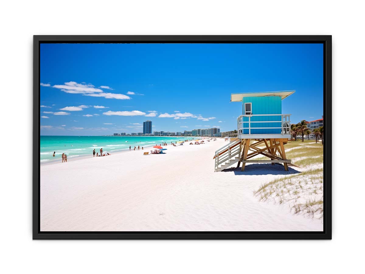 Florida Beach Art Canvas Photography painting-4