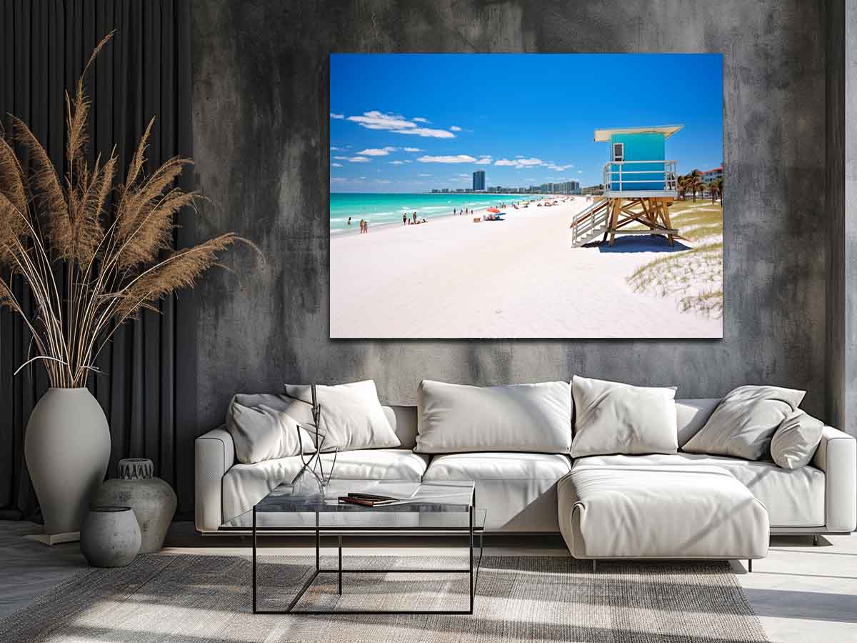 Florida Beach Art Canvas Photography painting-1