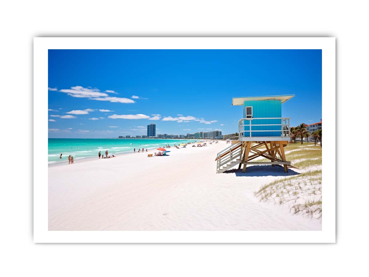 Florida Beach Art Canvas Photography painting-8