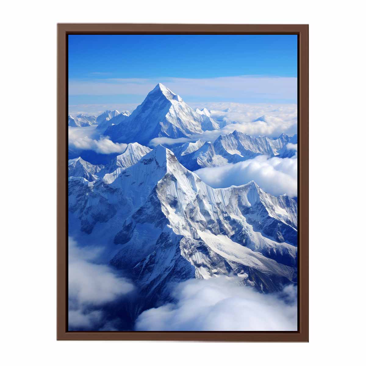 Himalaya Mount everst snow Painting-6