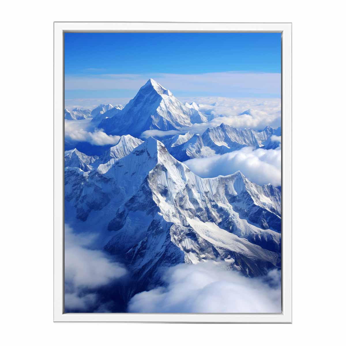 Himalaya Mount everst snow Painting-5