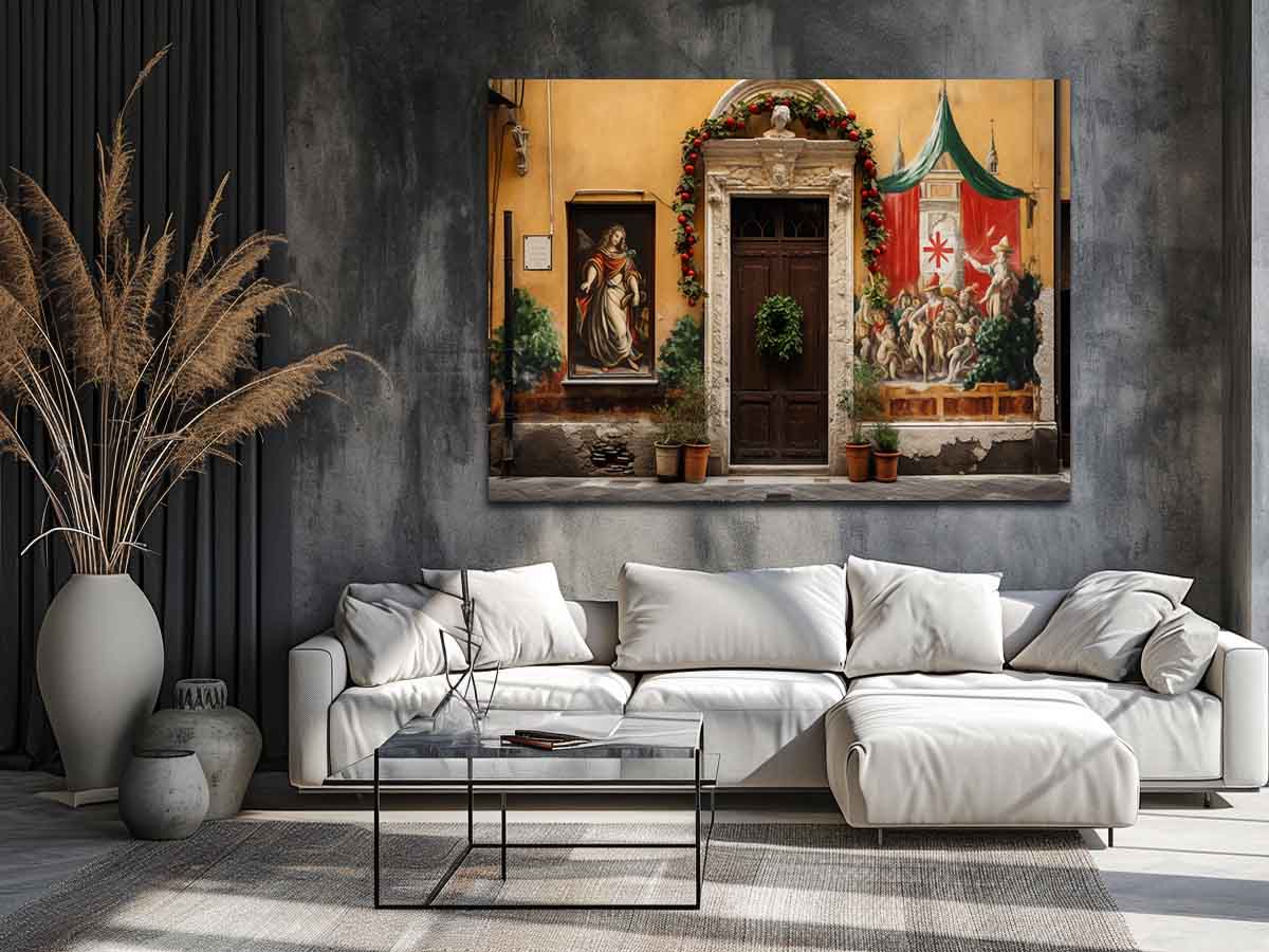 Italian Wall Art Canvas Art Print-1