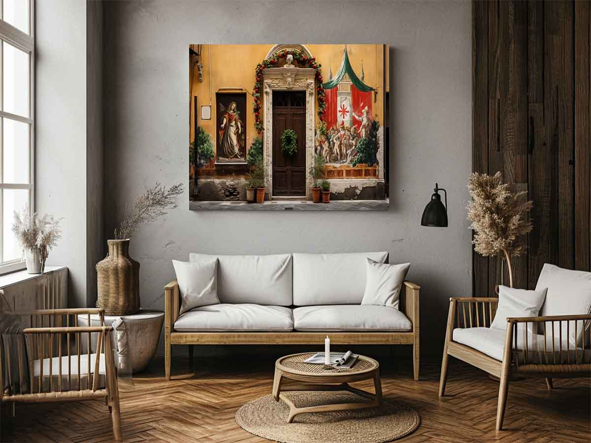 Italian Wall Art Canvas Art Print-2