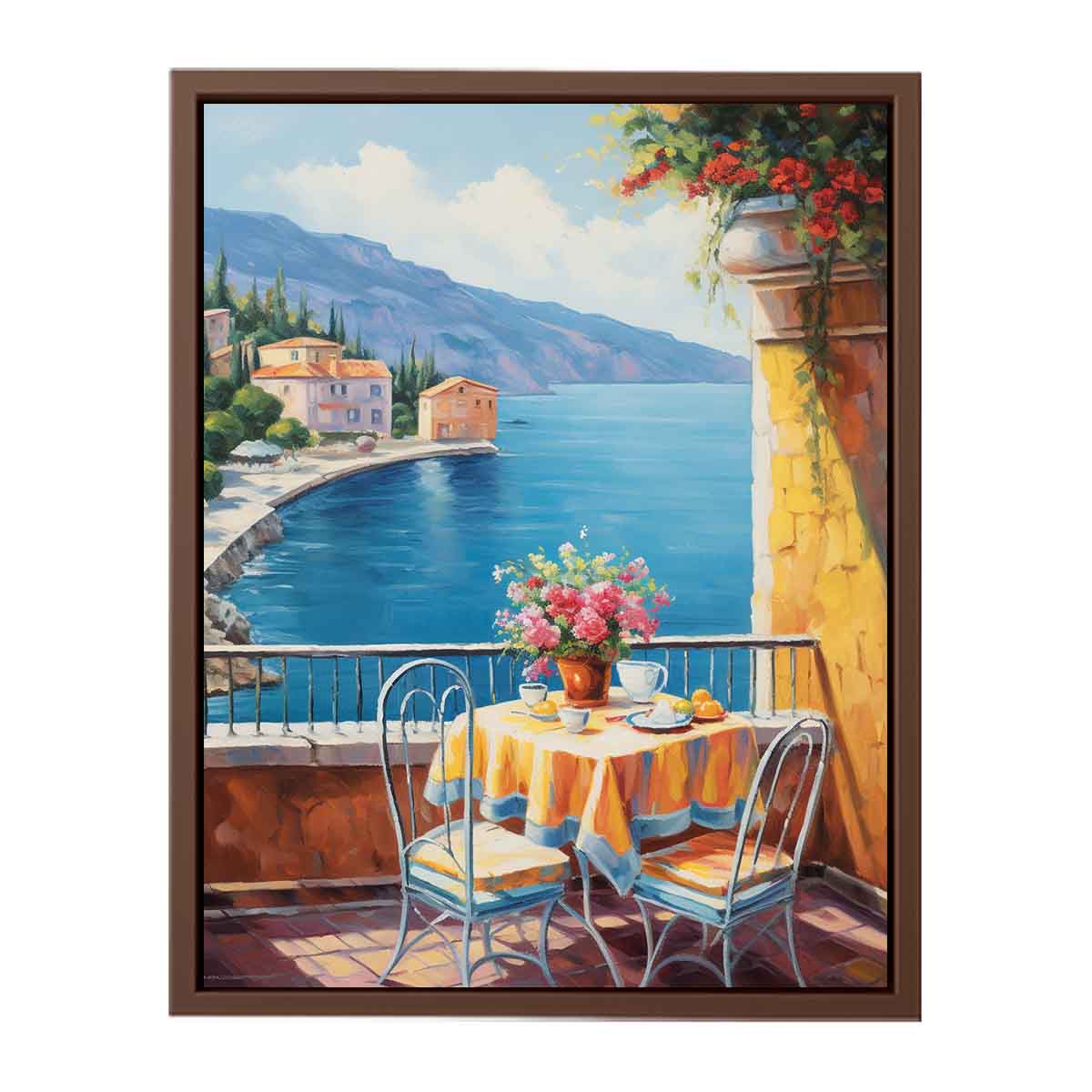 Mediterranean Art Painting  Canvas Art Print-6