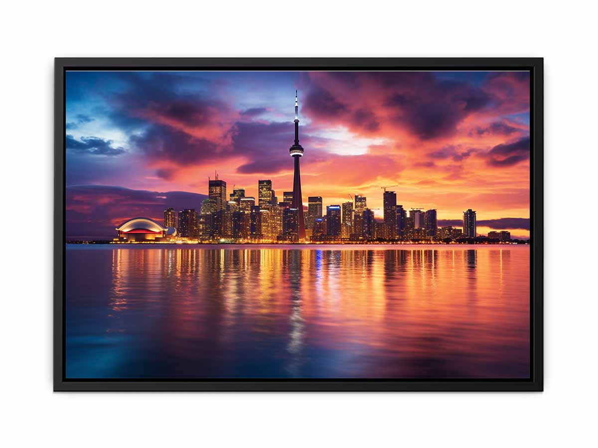 Toronto Art Canvas Art  Print Painting-4